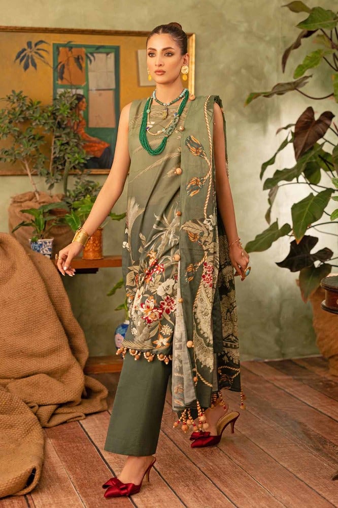 Gul Ahmed 3PC Printed Lawn Unstitched Suit CL-42199