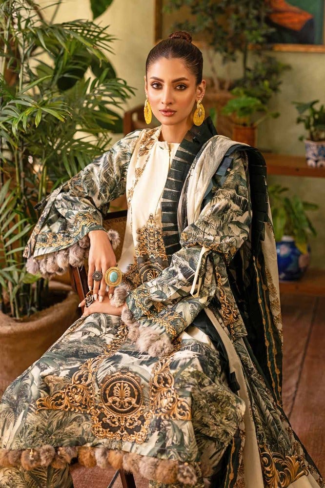 Gul Ahmed 3PC Printed Lawn Unstitched Suit CL-42202