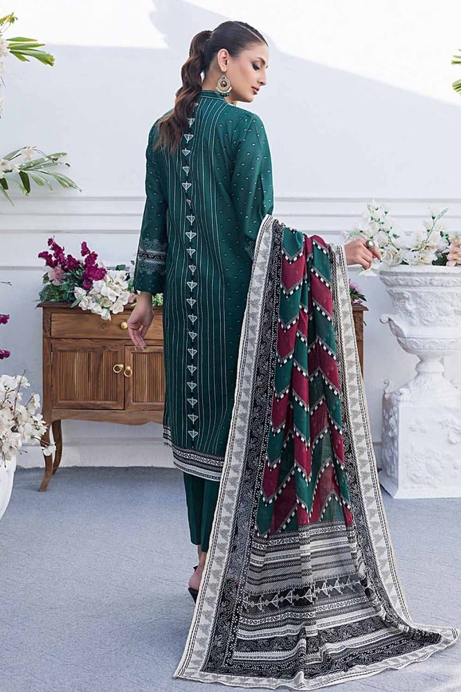 Gul Ahmed 3PC Printed Lawn Unstitched Suit CL-42204 A