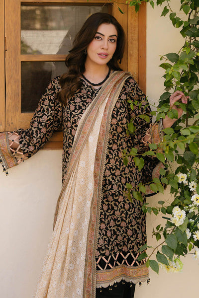 Gul Ahmed 3 Piece Unstitched Printed Lawn Suit with Lacquer Printed Lawn Dupatta CL-42243 B