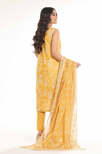 Gul Ahmed 3PC Unstitched Printed Lawn Suit CL-42250