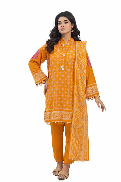 Gul Ahmed 3PC Unstitched Printed Lawn Suit CL-42286 B