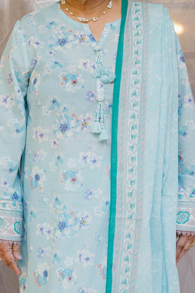 Gul Ahmed 3 Piece Unstitched Printed Lawn Suit CL-52128 B