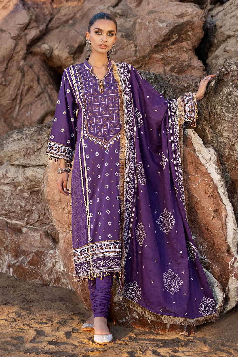 Gul Ahmed 3 Piece Unstitched Embroidered Lawn Suit CL-52169