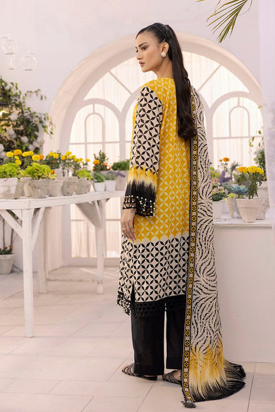 Gul Ahmed 3 Piece Unstitched Embroidered Printed Lawn Suit with Printed Lawn Dupatta CL-52316