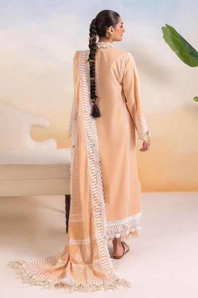 Gul Ahmed 3 Piece Unstitched Embroidered Lacquer Printed Lawn Suit with Lacquer Printed Lawn Dupatta CL-52345