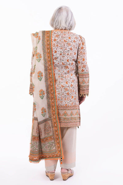 Gul Ahmed 3 Piece Unstitched Printed Lawn Suit CL-52378 B