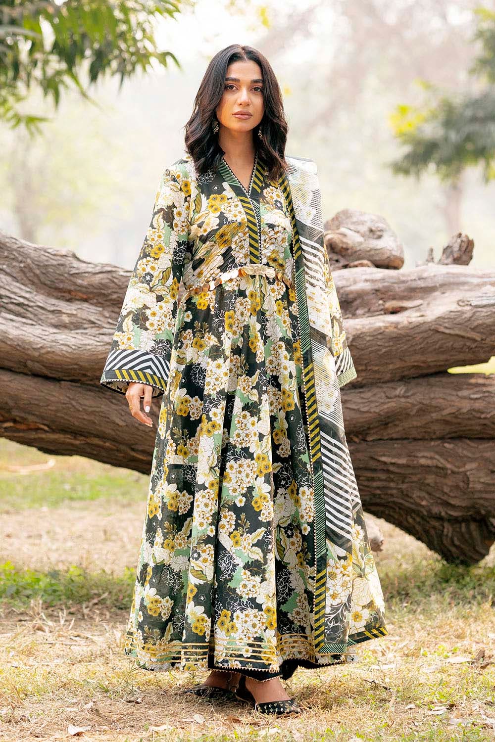 Gul Ahmed 3 Piece Unstitched Printed Lawn Suit CL-52487