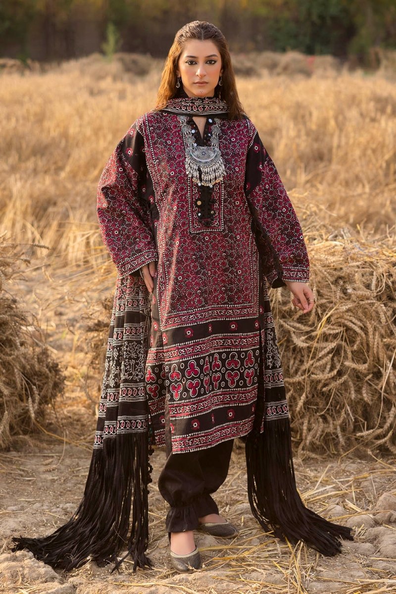 Gul Ahmed 3 Piece Unstitched Printed Lawn Suit CL-52623