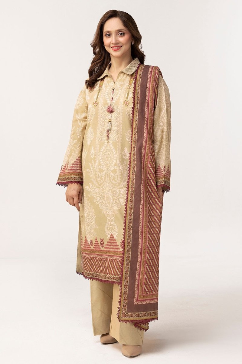 Gul Ahmed 3 Piece Unstitched Printed Lawn Suit CL-52625