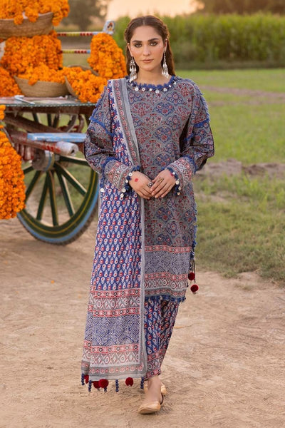 Gul Ahmed 3 Piece Unstitched Printed Lawn Suit CL-52632