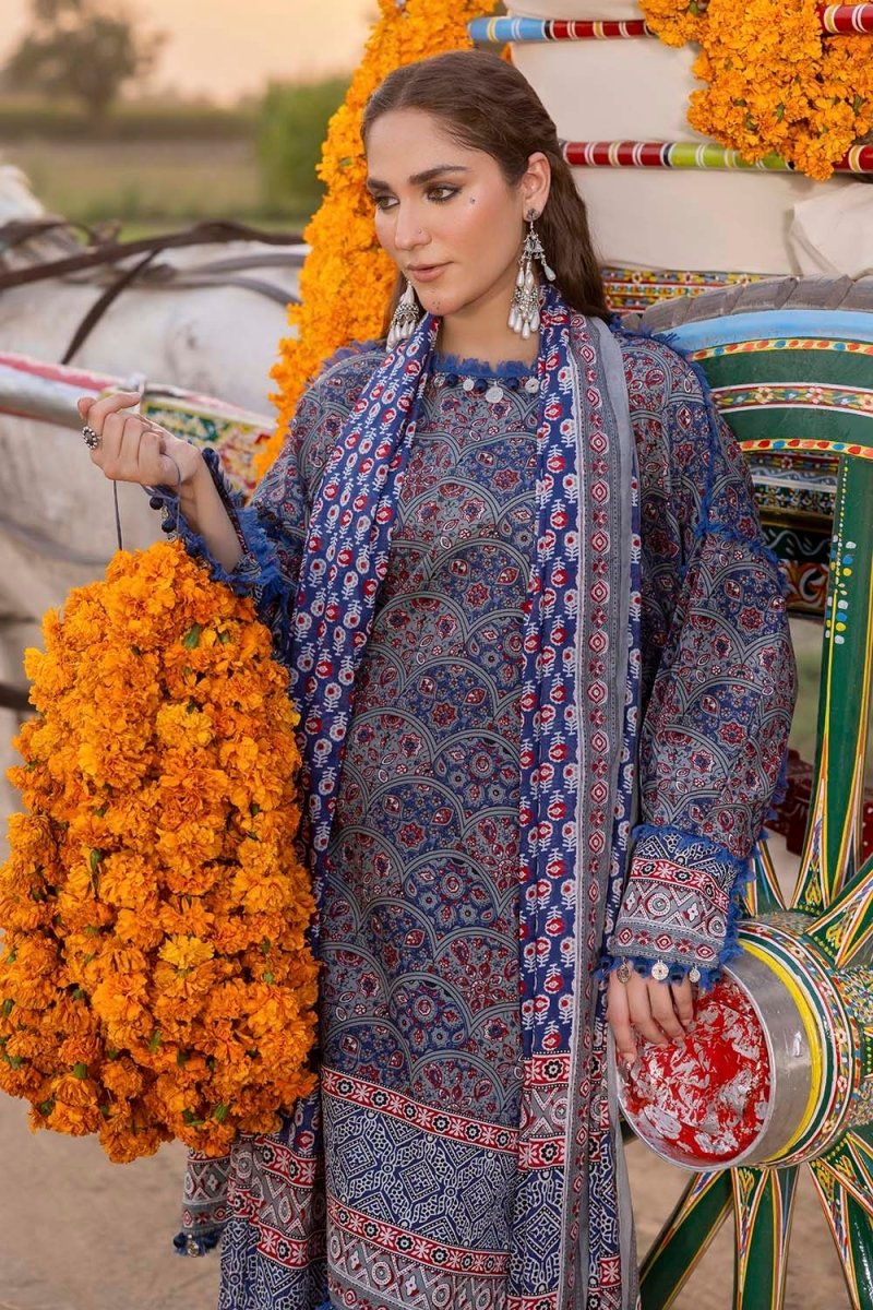 Gul Ahmed 3 Piece Unstitched Printed Lawn Suit CL-52632