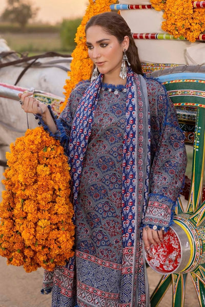 Gul Ahmed 3 Piece Unstitched Printed Lawn Suit CL-52632