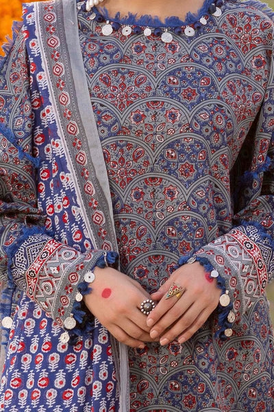 Gul Ahmed 3 Piece Unstitched Printed Lawn Suit CL-52632