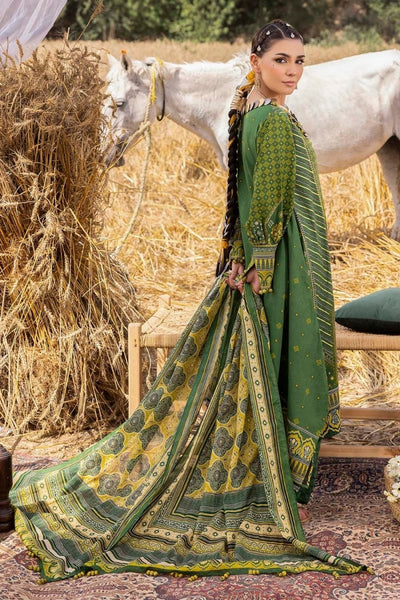 Gul Ahmed 3 Piece Unstitched Gold Printed Lawn Suit CL-52635