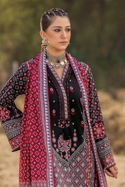 Gul Ahmed 3 Piece Unstitched Embroidered Gold Printed Lawn Suit CL-52636