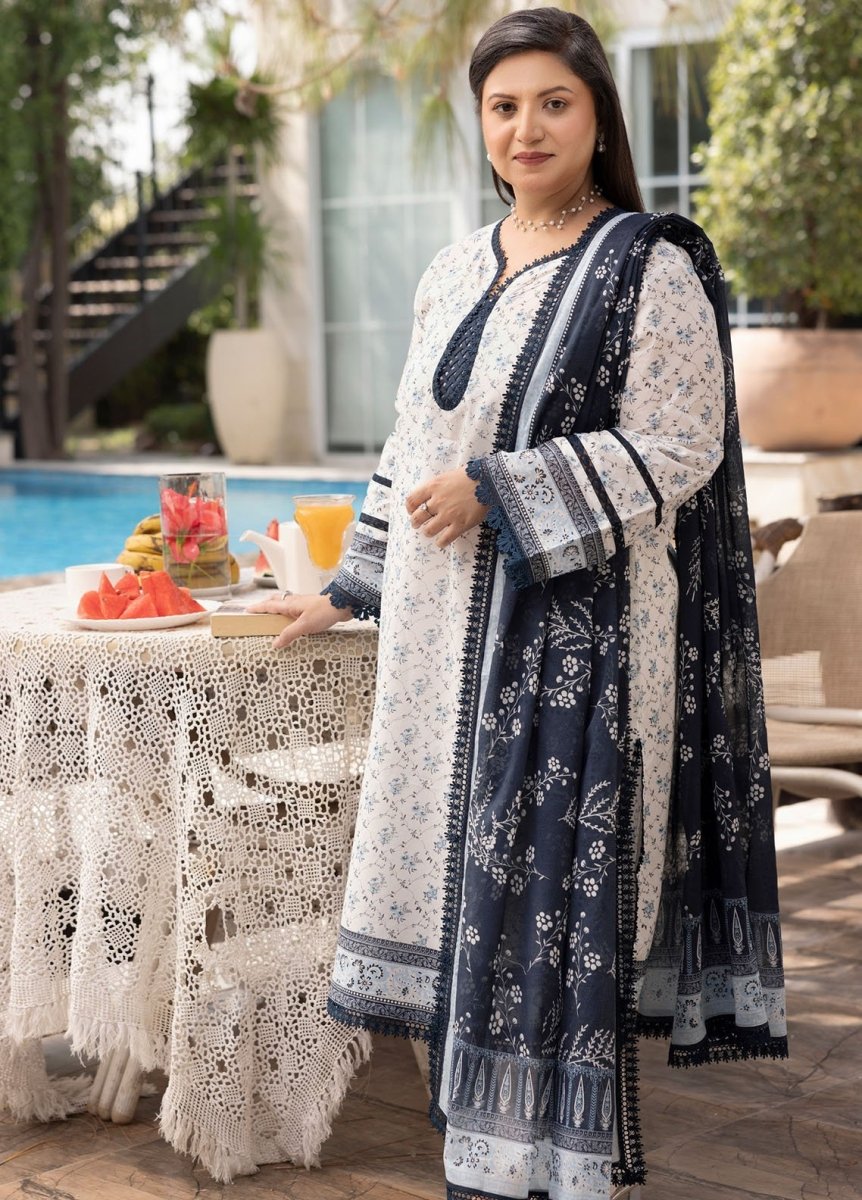 Gul Ahmed 3 Piece Unstitched Printed Lawn Suit CL-52674