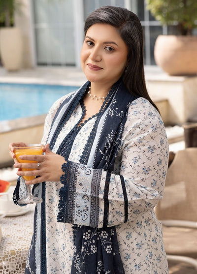 Gul Ahmed 3 Piece Unstitched Printed Lawn Suit CL-52674