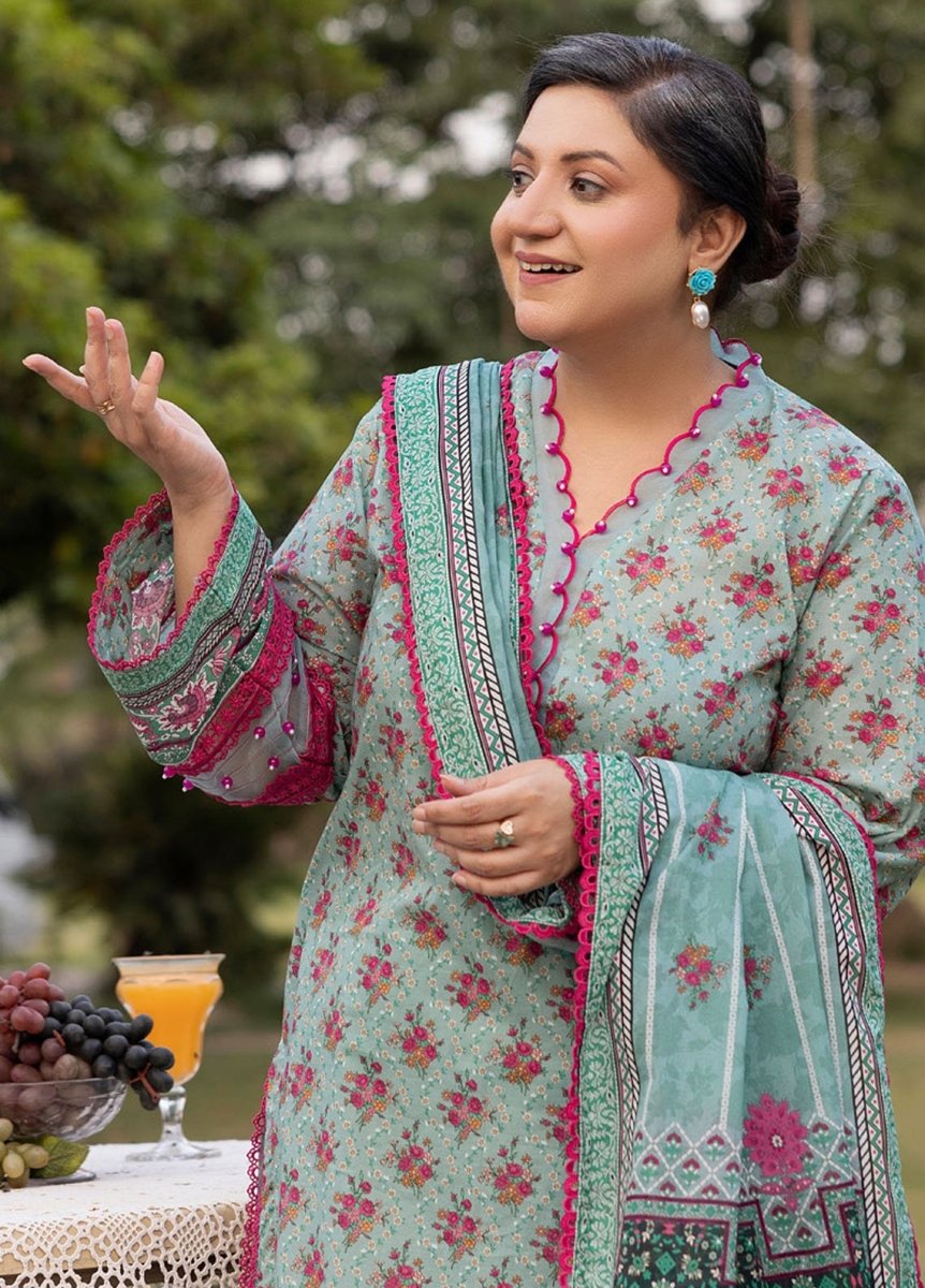 Gul Ahmed 3 Piece Unstitched Printed Lawn Suit CL-52676