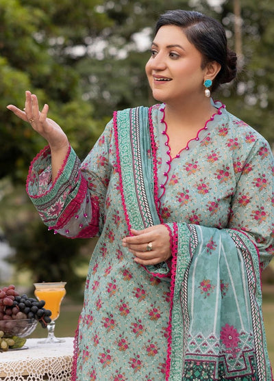 Gul Ahmed 3 Piece Unstitched Printed Lawn Suit CL-52676