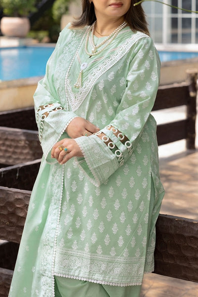 Gul Ahmed 3 Piece Unstitched Lacquer Printed Lawn Suit CL-52678