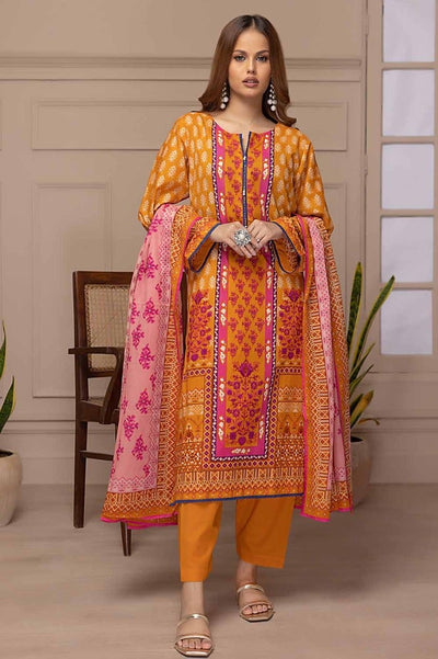 Gul Ahmed 3PC Unstitched Printed Lawn Suit CLP-32236 B