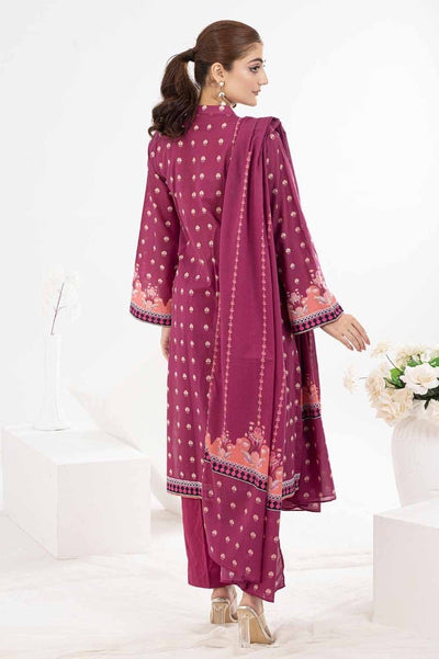 Gul Ahmed 3PC Unstitched Printed Lawn Suit CLP-32242