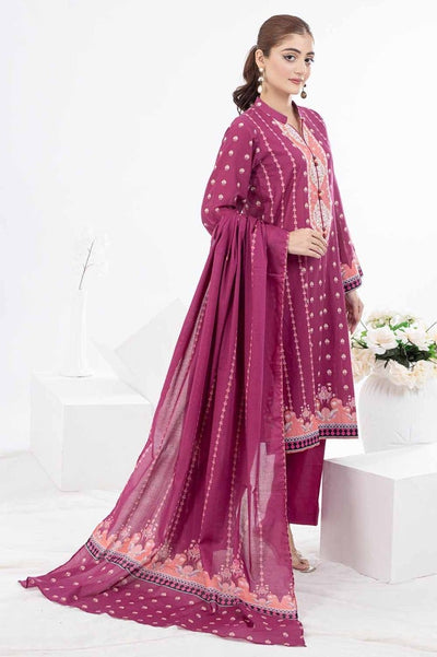 Gul Ahmed 3PC Unstitched Printed Lawn Suit CLP-32242