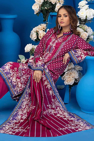 Gul Ahmed 3PC Unstitched Printed Lawn Suit CLP-32243 B