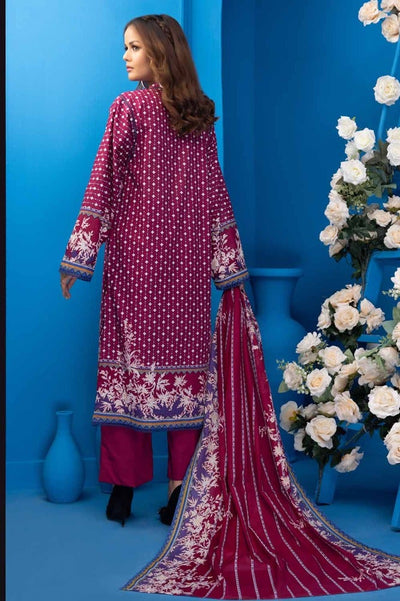 Gul Ahmed 3PC Unstitched Printed Lawn Suit CLP-32243 B