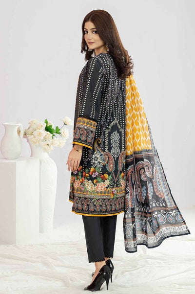 Gul Ahmed 3PC Unstitched Printed Lawn Suit CLP-32267