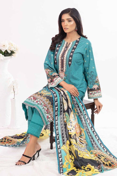 Gul Ahmed 3PC Unstitched Printed Lawn Suit CLP-32268