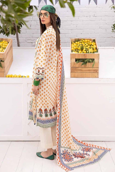 Gul Ahmed 3PC Unstitched Printed Lawn Suit CLP-32297 B