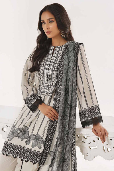 Gul Ahmed 3PC Unstitched Printed Lawn Suit CLP-42020 A