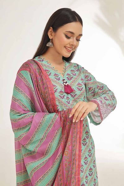 Gul Ahmed 3PC Unstitched Printed Lawn Suit CLP-42086