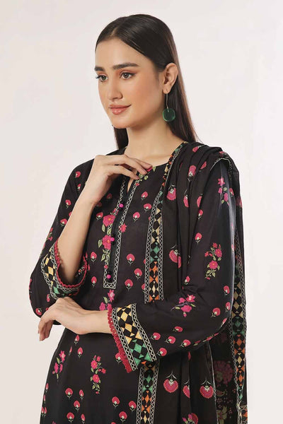 Gul Ahmed 3PC Unstitched Printed Lawn Suit CLP-42140