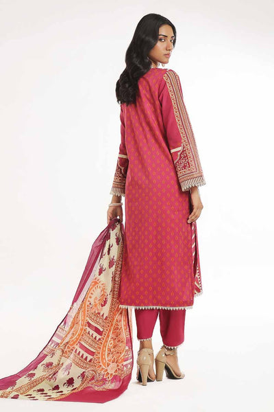 Gul Ahmed 3PC Unstitched Printed Lawn Suit CLP-42153