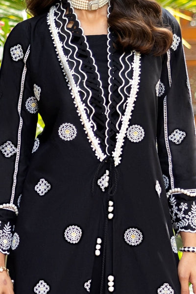 Gul Ahmed 3 Piece Unstitched Schiffli Embroidered Lawn Suit with Embroidered Cotton Net Dupatta CN-52001