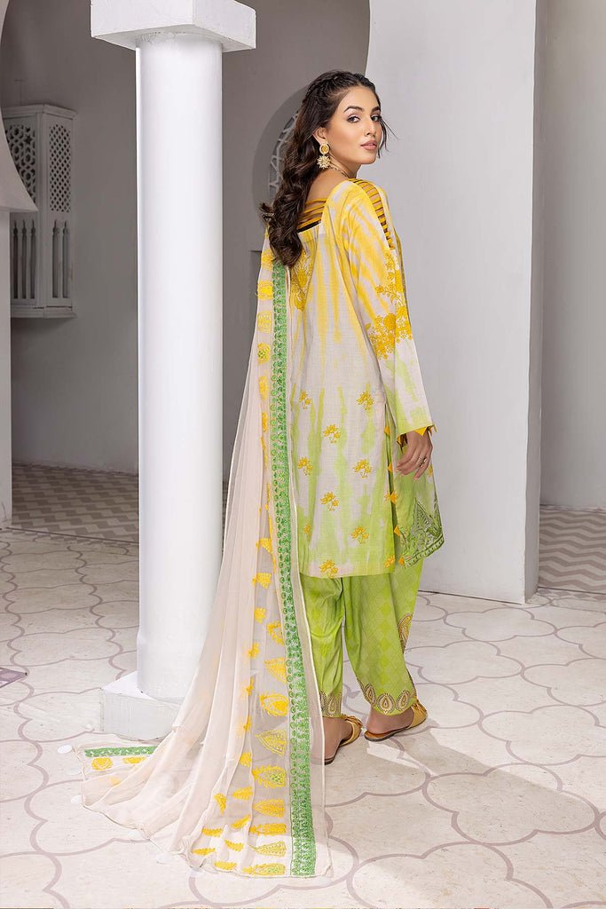 Charizma 3 Pc Stitched Embroidered Lawn CN22-23