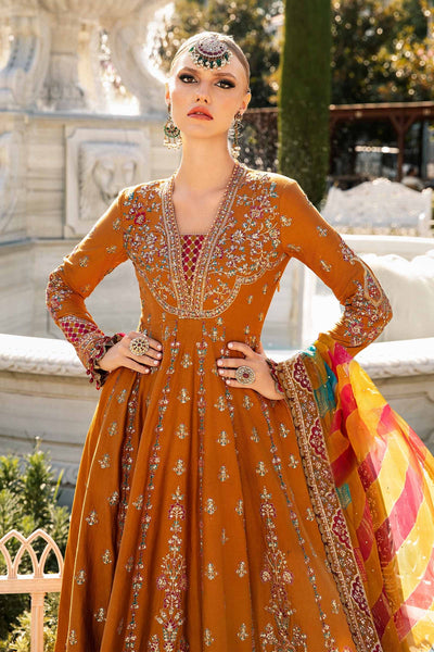 Maria. B 03 Piece Unstitched Embroidered Cotton Satin Suit - CST-812