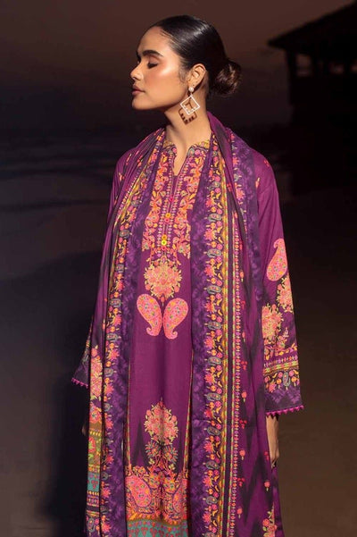 Gul Ahmed 3PC Digital Printed Cotail Linen Unstitched Suit CV-32006