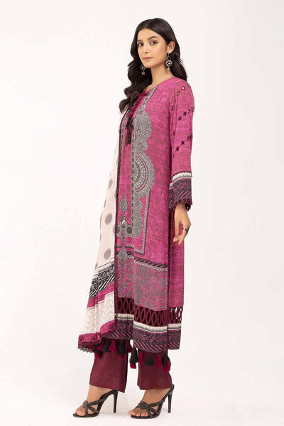 Gul Ahmed 3PC Unstitched Printed Cotail Suit CV-42004