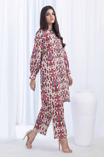 Gul Ahmed 2 Piece Printed Khaddar Unstitched Suit CWT-32001