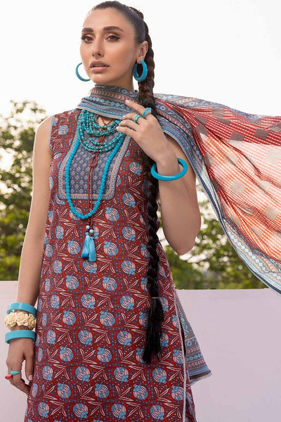 Gul Ahmed 3PC Lawn Printed Unstitched Suit Cl-32450 A