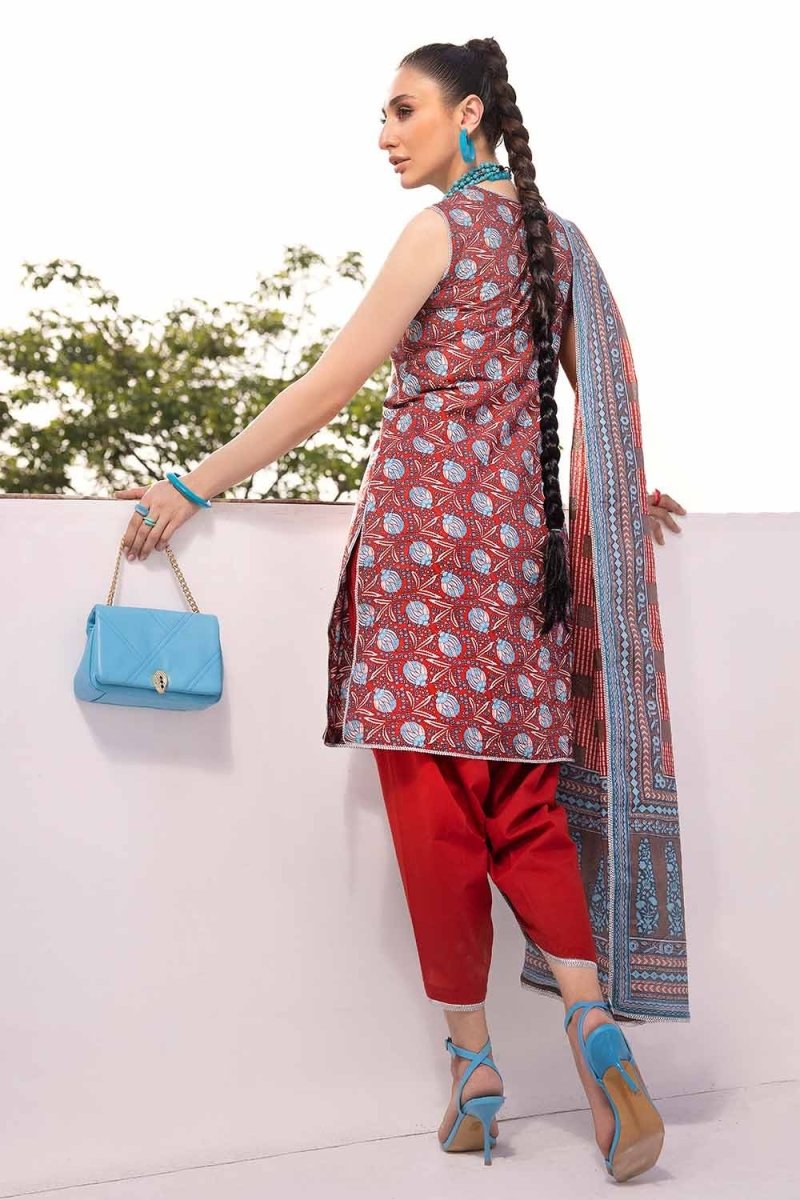 Gul Ahmed 3PC Lawn Printed Unstitched Suit Cl-32450 A