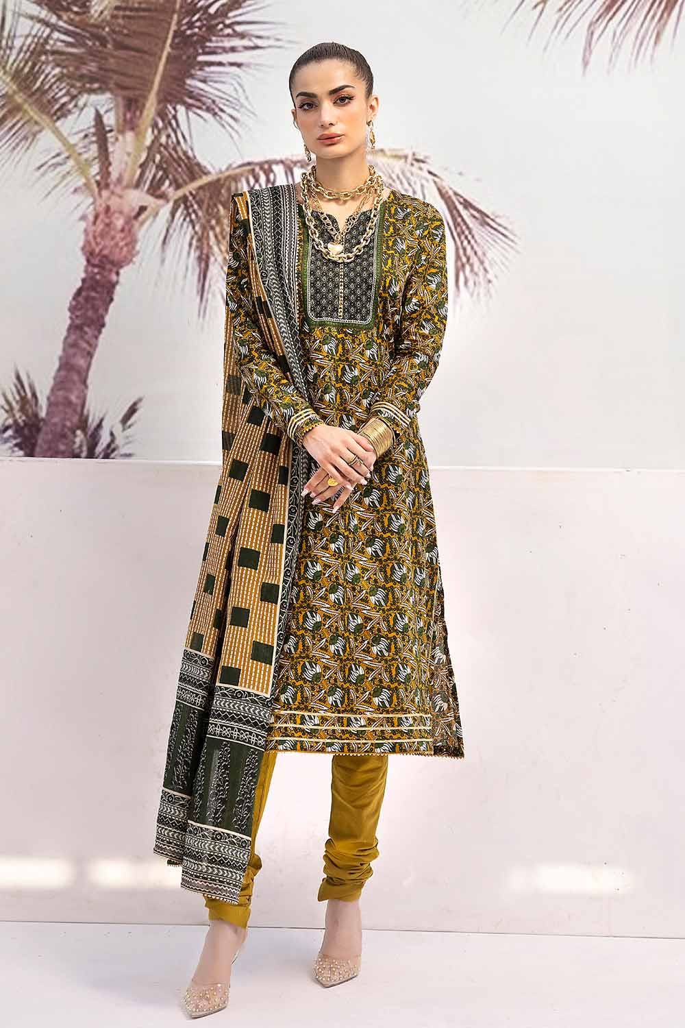 Gul Ahmed 3PC Lawn Printed Unstitched Suit Cl-32450 B