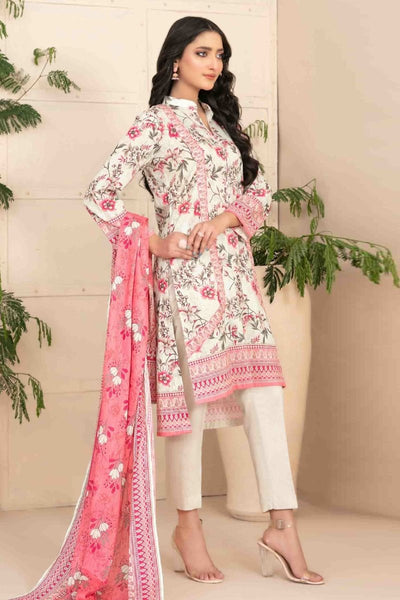 Tawakkal Fabrics 3 Piece Stitched Digital Printed Bana Dora Lawn Suit - D-1278