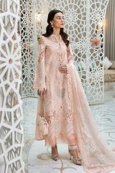 Maria. B 3 Piece Unstitched Embroidered Lawn Suit - D-2513-A