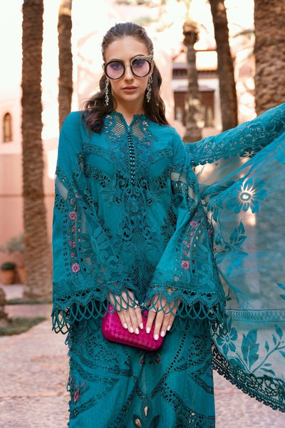 Maria. B 3 Piece Unstitched Embroidered Lawn Suit - D-2513-B