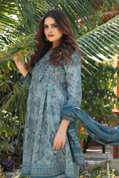 Tawakkal Fabrics 3 Piece Stitched Digital Printed Bana Dora lawn Suit - D-1414